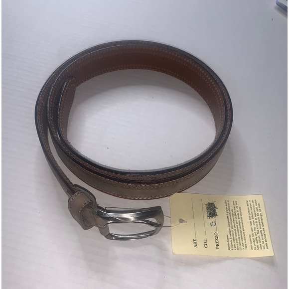 Borgo Degli Etruschi Other - Borgo Degli Etruschi Mens Genuine Suede Leather Belt Made in Italy 42"-44" XL